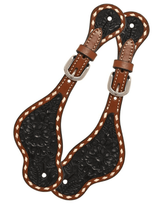 Black Collection Ladies Spur Straps – Spur Straps from Bronco Western Supply Co.