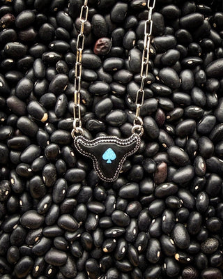 Blackjack Cow Head Necklace – Jewelry from Bronco Western Supply Co.