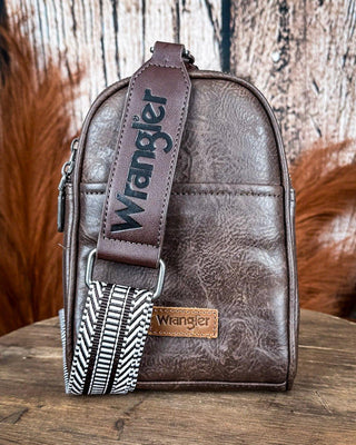 Blake Sling Bag in Coffee by Wrangler – Purses & Wallets from Bronco Western Supply Co.