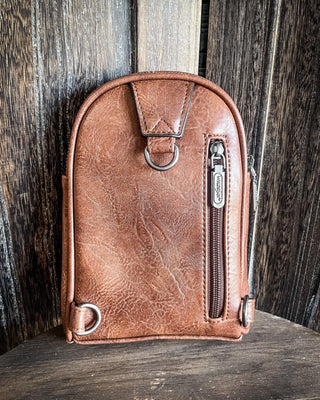Blake Sling Bag in Dark Brown by Wrangler – Purses & Wallets from Bronco Western Supply Co.