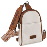 Blake Wrangler Sling Bag - Beige/Brown - Purses & Wallets - Wrangler - Bronco Western Supply Co.