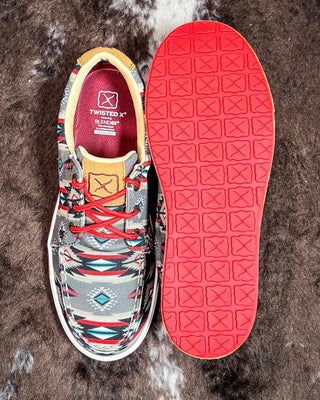 Blaze Twisted X Kicks - Red Multi – Women's Shoes from Bronco Western Supply Co.