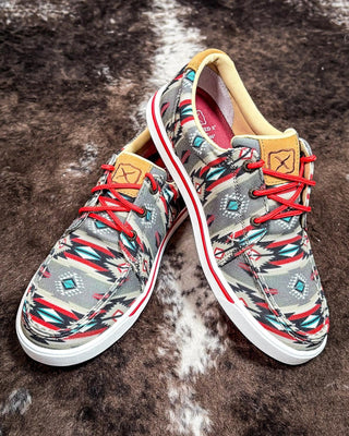 Blaze Twisted X Kicks - Red Multi – Women's Shoes from Bronco Western Supply Co.