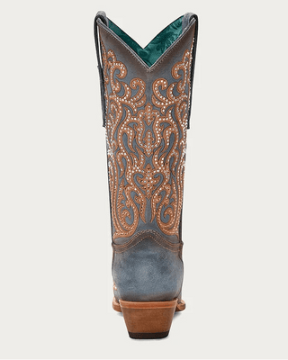 Blue Honey Crystal Snip Toe Boots in Blue and Honey by Corral Boots – Women's Boots from Bronco Western Supply Co.