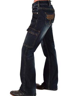 Boot Stitch Cargo Bootcut Jeans by Cowgirl Tuff – Apparel from Bronco Western Supply Co.