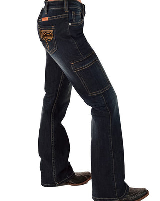 Boot Stitch Cargo Bootcut Jeans by Cowgirl Tuff – Apparel from Bronco Western Supply Co.