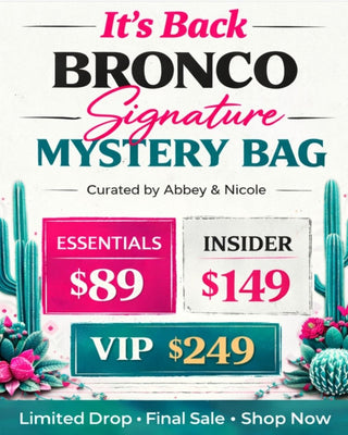 Bronco Signature Mystery Bag – Apparel from Bronco Western Supply Co.