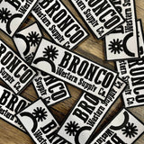 Bronco Western Supply Co. Patch - Apparel - Bronco Western Supply Co - Bronco Western Supply Co.