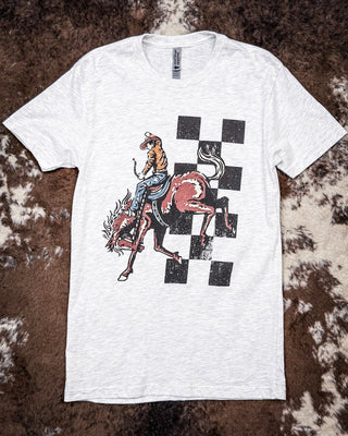 Bucking Horse Graphic Tee - Oat – Shirts & Tops from Bronco Western Supply Co.