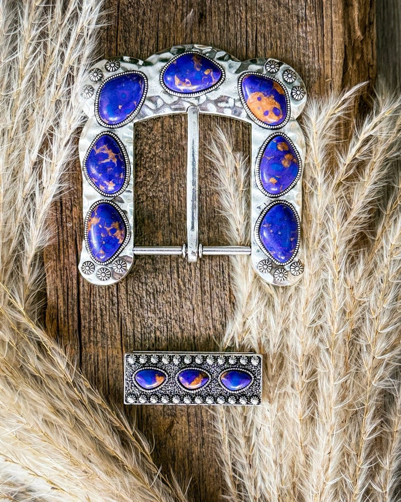 Buckle Up Fashion Belt Buckle in Purple – Accessories from Bronco Western Supply Co.