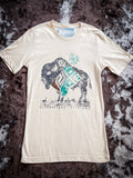 Buffalo Graphic Tee - Cream - Apparel - Bronco Western Supply Co. - Bronco Western Supply Co.