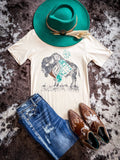 Buffalo Graphic Tee - Cream - Apparel - Bronco Western Supply Co. - Bronco Western Supply Co.