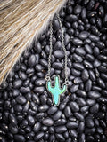 Cactus Pendant Necklace - Turquoise - Jewelry - Western Jewelry - Bronco Western Supply Co.