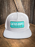 "CACTUS ROPES" Grey/White Hat - Apparel - Hooey - Bronco Western Supply Co.