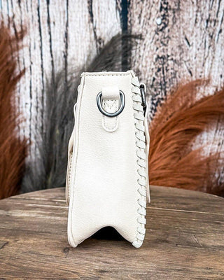 Canyon Blossom Tooled Mini Satchel in Tan by Trinity Ranch – Purses & Wallets from Bronco Western Supply Co.