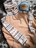 Canyon Hooey Men's Hoodie - Light Brown - Apparel - Hooey - Bronco Western Supply Co.