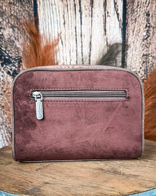 Canyon Trail Tooled Crossbody Bag in Coffee by Wrangler – Purses & Wallets from Bronco Western Supply Co.