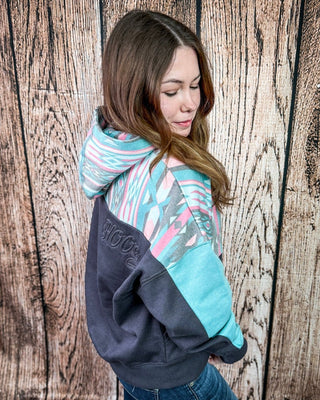 Casa Aztec Hoodie in Charcoal by Hooey – Apparel from Bronco Western Supply Co.