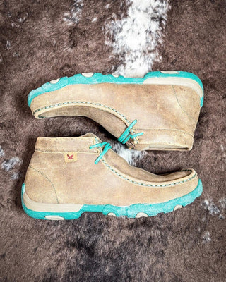 Casey Twisted X Chukka Driving Moc - Bomber & Turquoise – Women's Shoes from Bronco Western Supply Co.
