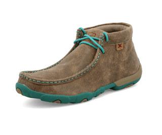Casey Twisted X Chukka Driving Moc - Bomber & Turquoise – Women's Shoes from Bronco Western Supply Co.