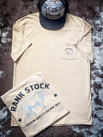 "Charbray" Tan Hooey T - Shirt - Apparel - Hooey - Bronco Western Supply Co.