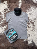 "Cheyenne" Grey Hooey T - Shirt - Apparel - Hooey - Bronco Western Supply Co.