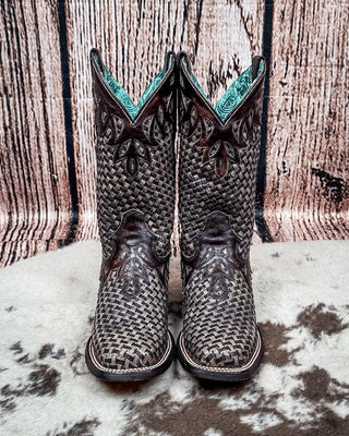 Chocolate Canyonette Corral Boots – Women's Boots from Bronco Western Supply Co.