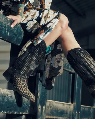 Chocolate Canyonette Corral Boots – Women's Boots from Bronco Western Supply Co.