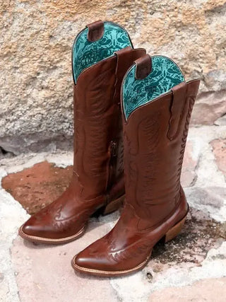 Cognac Charm Corral Boots – Women's Boots from Bronco Western Supply Co.