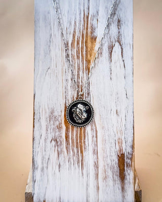 Cow Head Cameo Pendant Fashion Necklace – Jewelry from Bronco Western Supply Co.