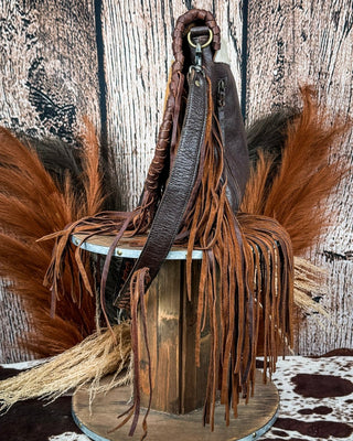 Cowboy Sunset Leather Fringe Crossbody Bag – Purses & Wallets from Bronco Western Supply Co.