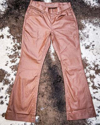Cowgirl Tuff Brown Sugar Pull - On Trouser Jeans – Apparel from Bronco Western Supply Co.