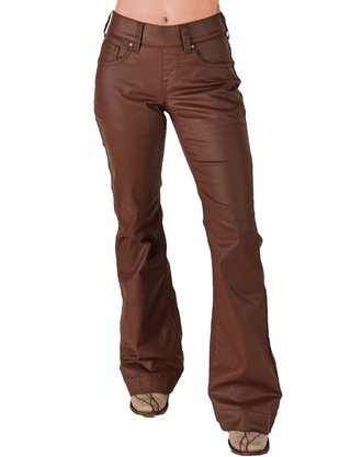 Cowgirl Tuff Brown Sugar Pull - On Trouser Jeans – Apparel from Bronco Western Supply Co.