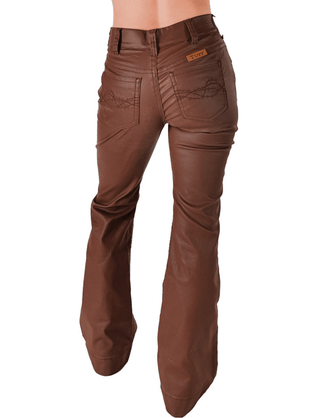 Cowgirl Tuff Brown Sugar Pull - On Trouser Jeans – Apparel from Bronco Western Supply Co.
