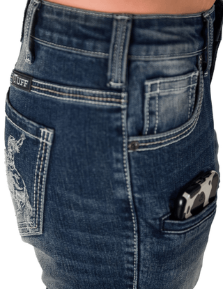 Cowgirl Tuff Buck Off Bootcut Jeans – Apparel from Bronco Western Supply Co.