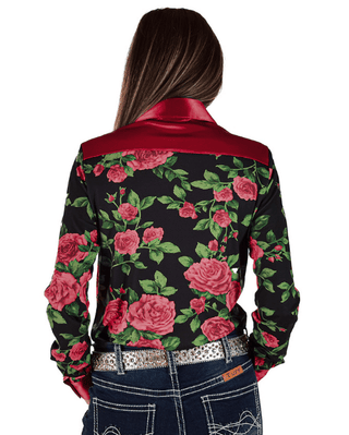 Cowgirl Tuff Classic Rose Pullover Button Up – Apparel from Bronco Western Supply Co.