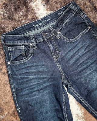 Cowgirl Tuff - Dark Charcoal DFMI Bootcut Jeans – Natural Waist Tuff Flex Denim – Apparel from Bronco Western Supply Co.