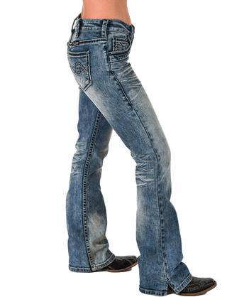 Cowgirl Tuff DFMI Bleached Bootcut Jeans – Apparel from Bronco Western Supply Co.