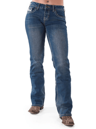 Cowgirl Tuff Don't Fence Me In Bootcut Jeans – Apparel from Bronco Western Supply Co.