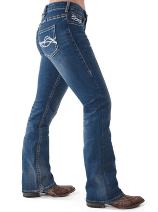 Cowgirl Tuff Don't Fence Me In Bootcut Jeans – Apparel from Bronco Western Supply Co.