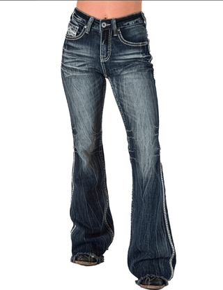 Cowgirl Tuff Fame Trouser Jeans – Apparel from Bronco Western Supply Co.