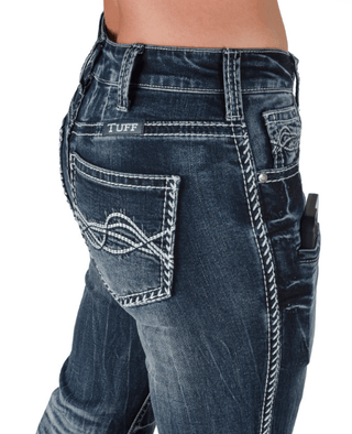 Cowgirl Tuff Firewater Trouser Jeans – Apparel from Bronco Western Supply Co.