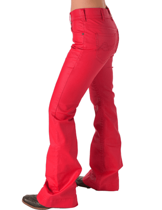 Cowgirl Tuff Flame Pull - On Trouser Jeans – Apparel from Bronco Western Supply Co.
