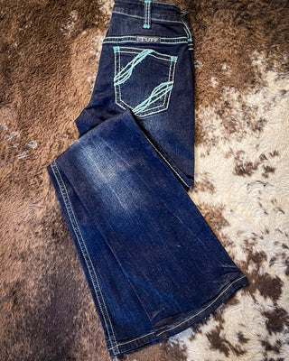 Cowgirl Tuff Gem Bootcut Jeans – Apparel from Bronco Western Supply Co.