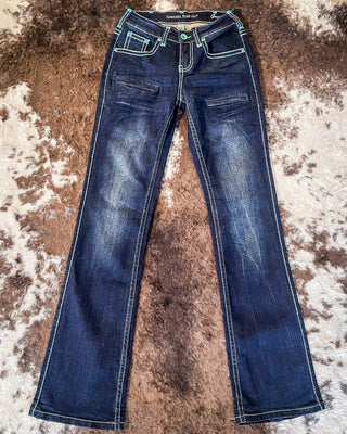 Cowgirl Tuff Gem Bootcut Jeans – Apparel from Bronco Western Supply Co.
