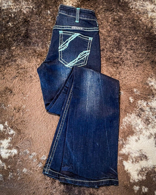 Cowgirl Tuff Gem Bootcut Jeans – Apparel from Bronco Western Supply Co.