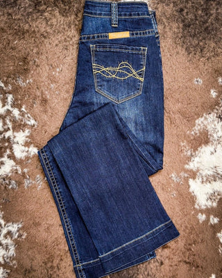 Cowgirl Tuff Indigo Classic Bootcut Jeans – Apparel from Bronco Western Supply Co.
