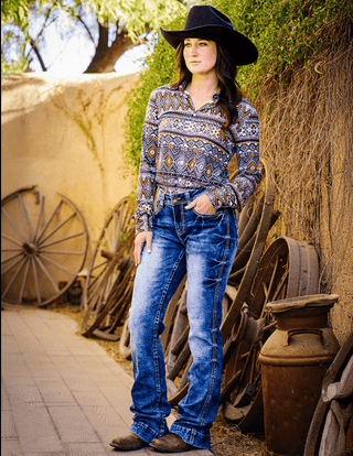 Cowgirl Tuff Level Up Bootcut Jeans – Apparel from Bronco Western Supply Co.