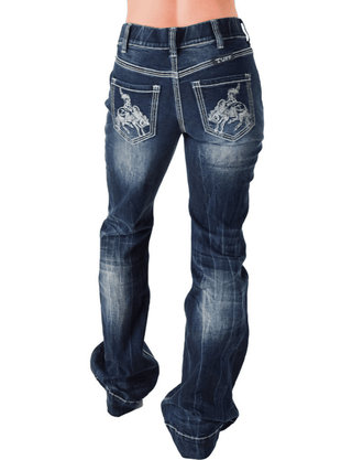 Cowgirl Tuff Pull - On Buck Off Trouser – Apparel from Bronco Western Supply Co.