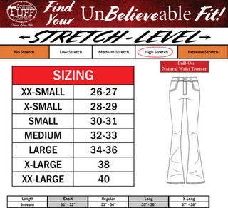 Cowgirl Tuff Pull - On Sapphire Bling Trouser – Apparel from Bronco Western Supply Co.